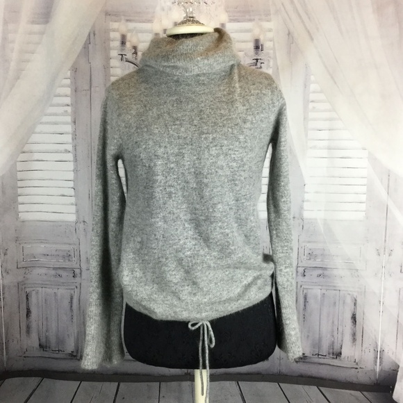 Free People Sweaters - Free People Gray Angora Lambswool Sweater Medium